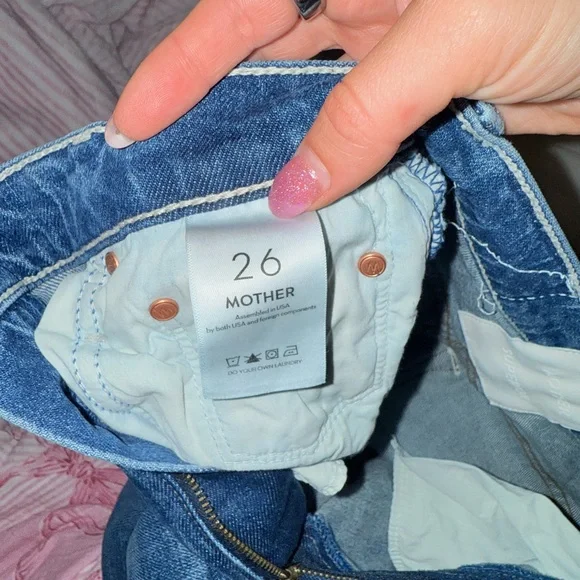 MOTHER denim high-waisted rider denim skimp jeans